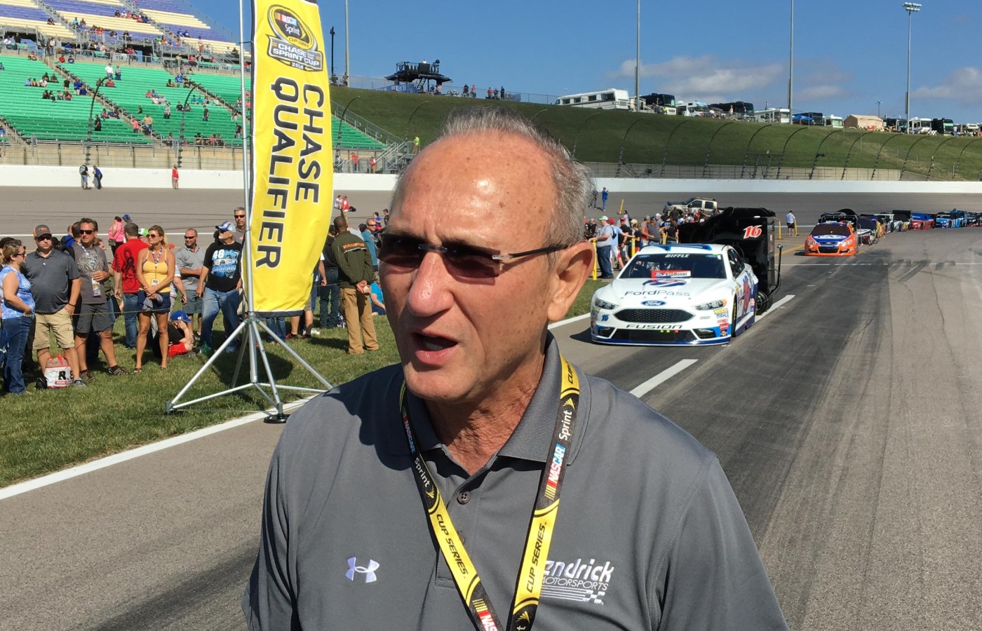 Dr. Stark at NASCAR with Hendrick Motorsports