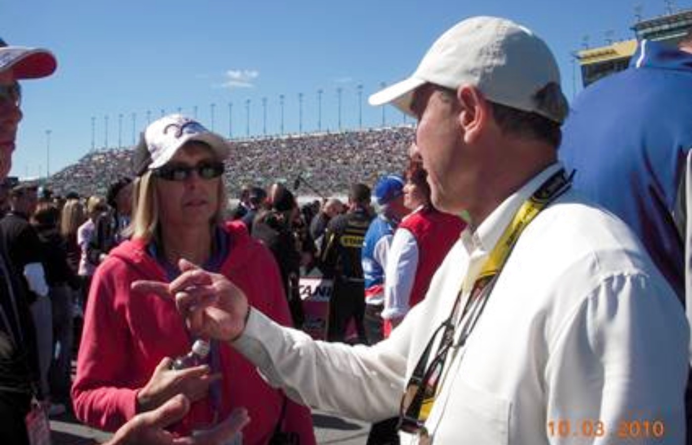 Dr. Stark on race day 2010