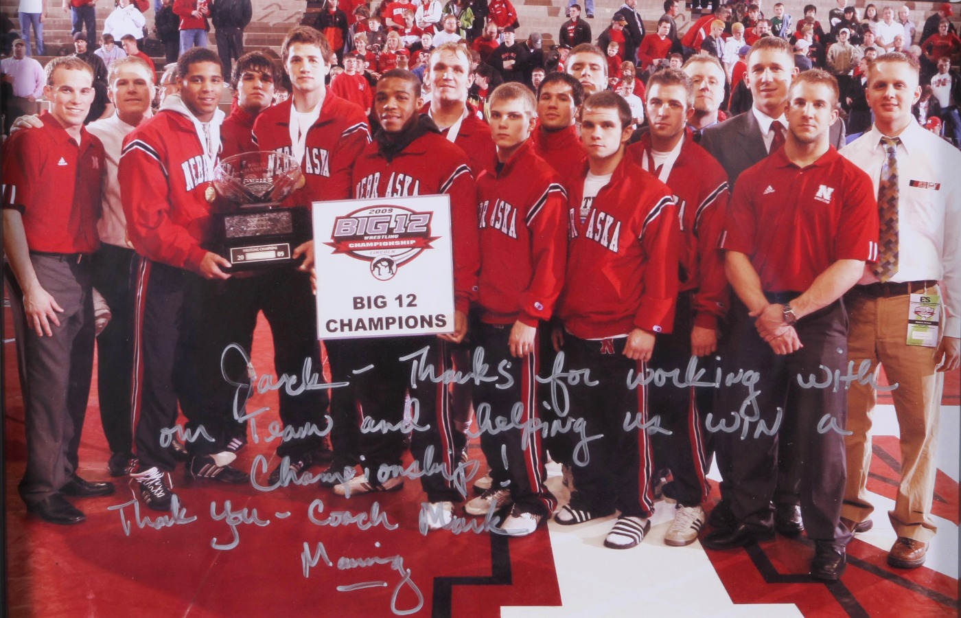 Nebraska Big 12 Wrestling Champions